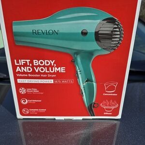 Revlon Teal Green Volume Booster Hair Dryer
